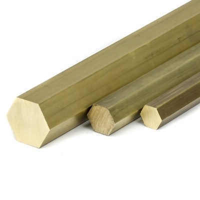 Шестигранник латунный